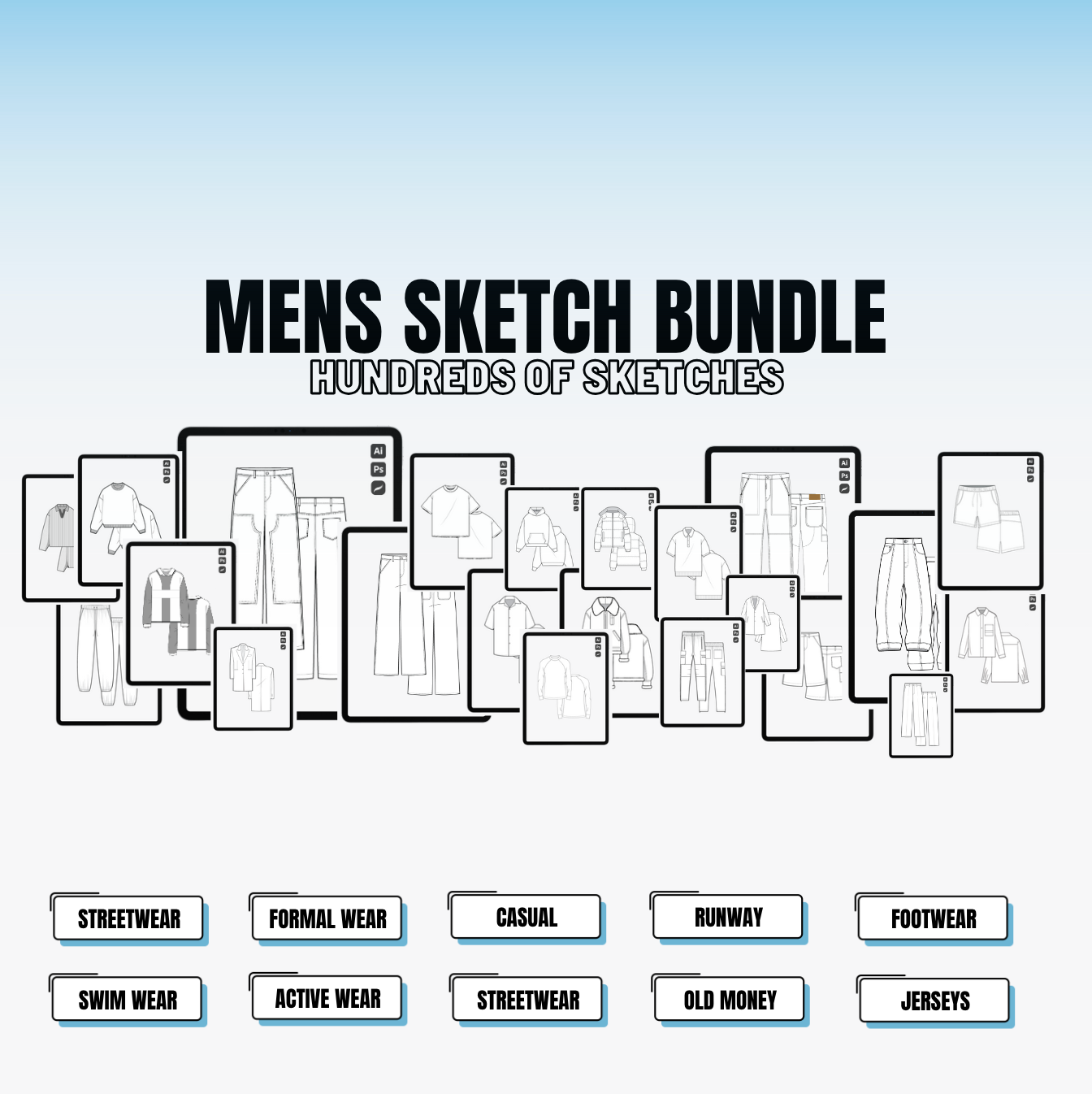 Men's Sketch Bundle