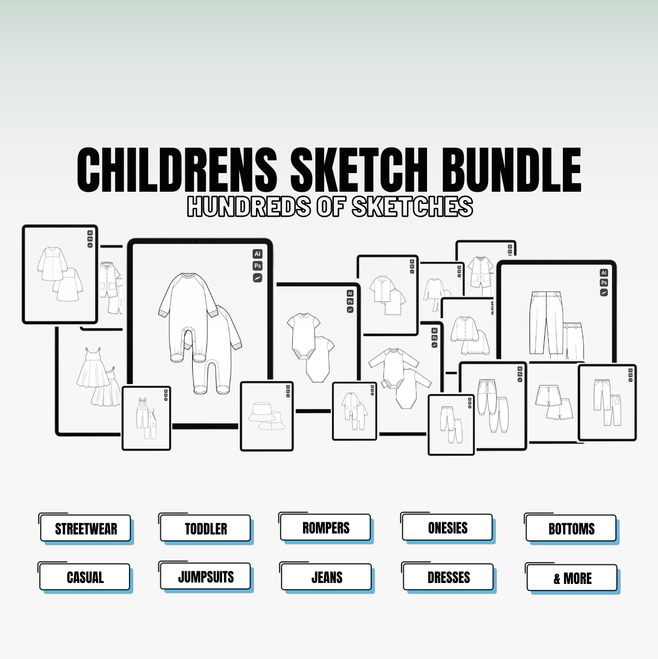 Children's Sketch Bundle