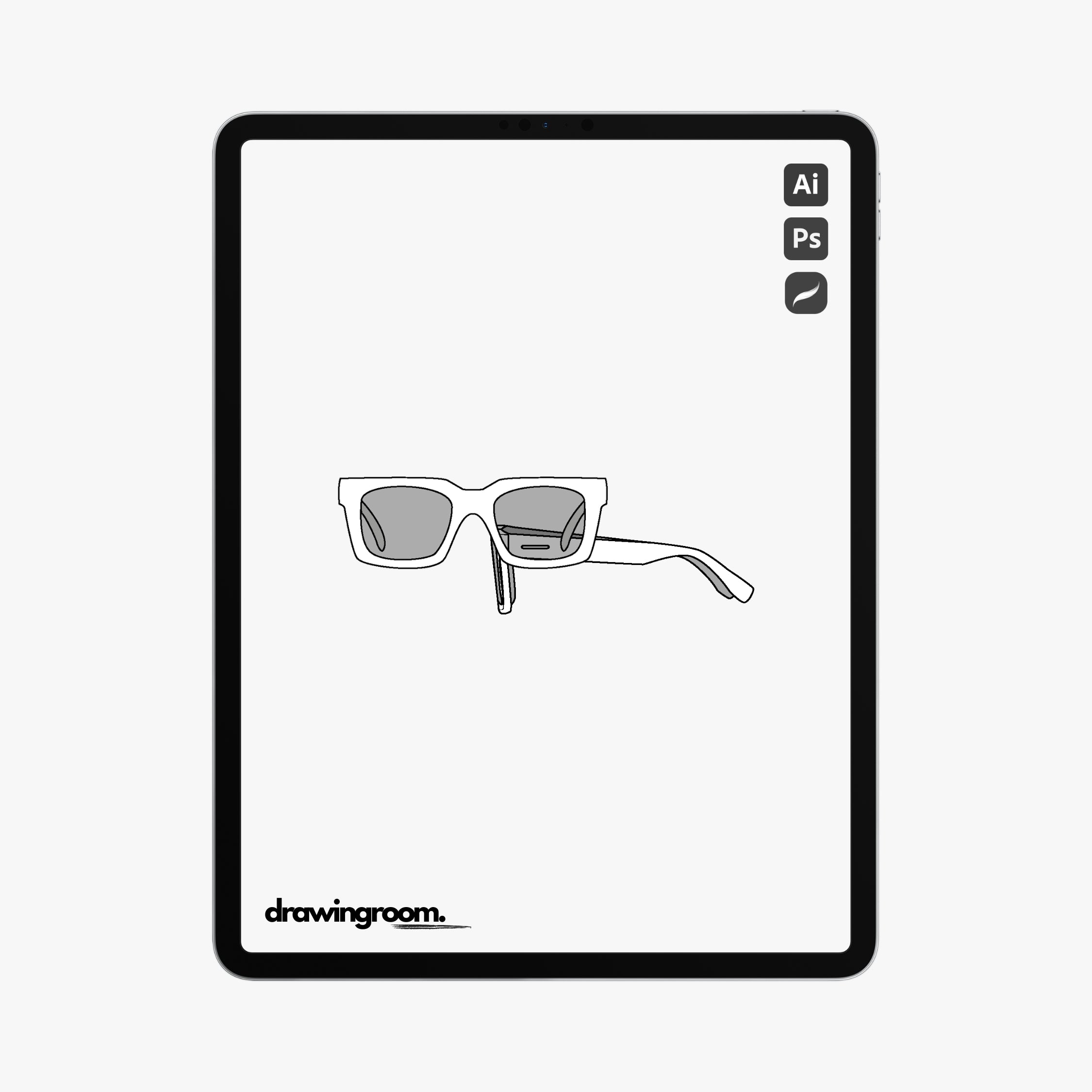 Sunglasses - Flat Mockup Vector